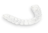 Detailed photo of Chomper Labs Hard showing thickness and durability night guard.